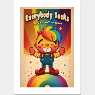 Everybody Sucks Posters and Art